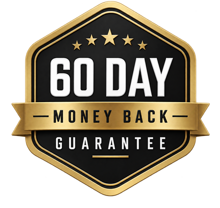 60 day money back guarantee